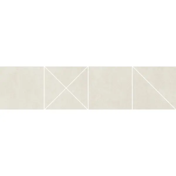 Living Ceramics Cava LV11950 White Pattern 3 7C 7,5x30 - керамическая плитка и керамогранит