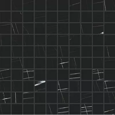 Casa Dolce Casa Stones and More 2.0 752802 Sahara Noir Gloss Mosaico 3x3 30x30