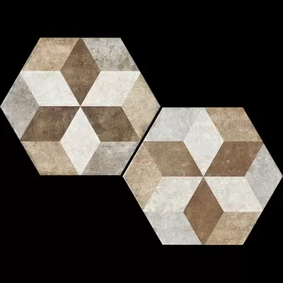 Ceramica Fioranese Heritage Deco Exagona Texture 4 34,5x40