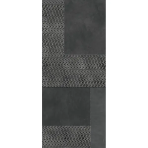 Tonino Lamborghini Korium 167422 Anthracite Square Sign B 120x280 - керамическая плитка и керамогранит