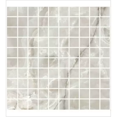 Casa Dolce Casa Onyx&amp;More 767657 Silver Onyx Glo Mos 3x3 30x30