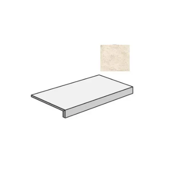 Sant Agostino Via Appia CSAGACCB12 Gradone Cross Cut Beige 33x120