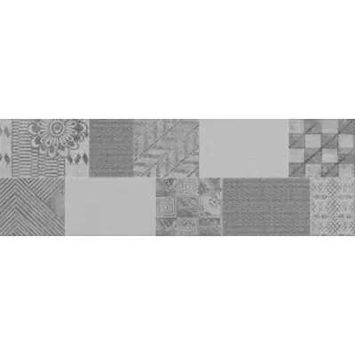 ITT Ceramic Passione Décor Pathwork Grey 20x60
