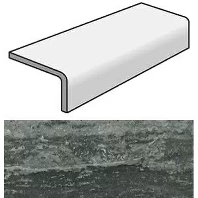 Rex Ceramiche I Travertini di Rex 748335 Black El. Elle Strutt. 40x20