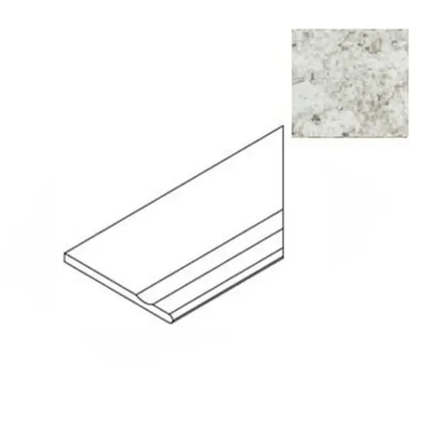 Atlas Concorde Russia Forte Dei Marmi Quark 620090001123 Brazilian White Bordo Pisc Dx 20x60