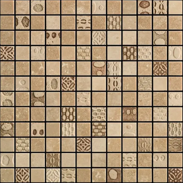Petra Antiqua Mosaico Chandra Trav. Chiaro Patine 2 30,5x30,5