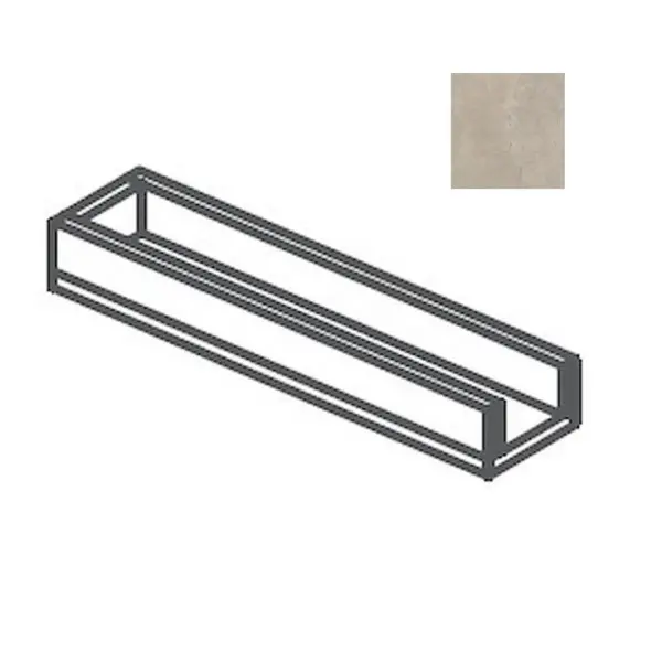 Impronta italgraniti Calcis CL04CAC8 Canalina a Bordo Chiuso Corda 16x80 - керамическая плитка и керамогранит