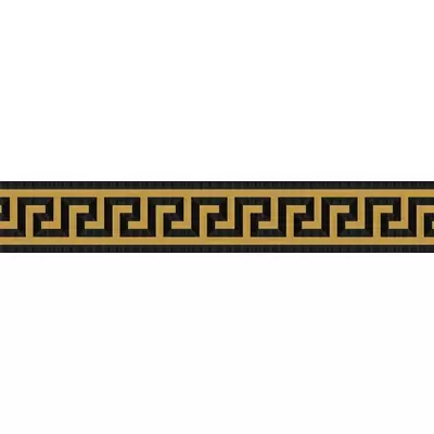 Versace Meteorite 47100 Fascia Greca Naturale Nero/Oro 9,8x60