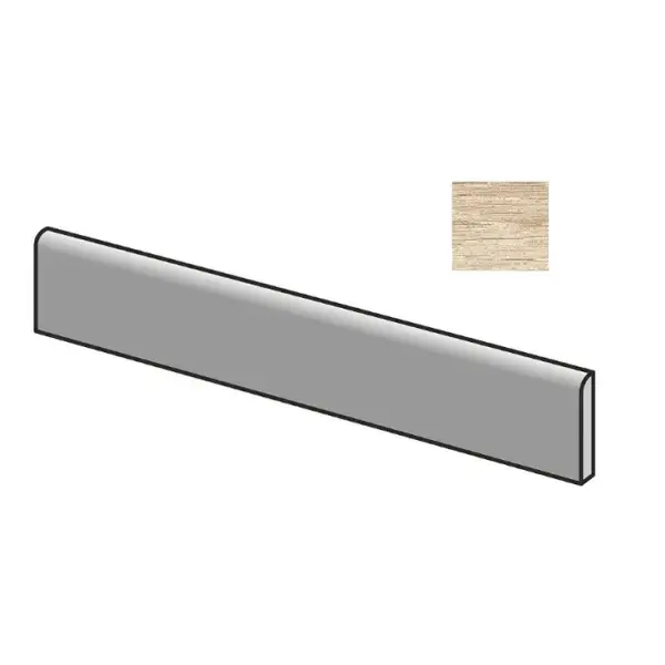 Sant Agostino Yorkwood CSABYOHO60 Battiscopa Honey 7,3x60