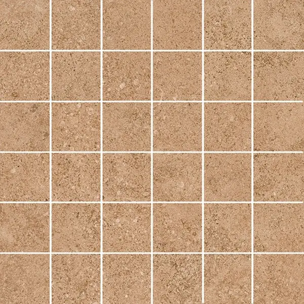 Kerama Marazzi Руссильон KMD2MSA013BR Мозаичный оранжевый светлый матовый обрезной 30x30 - керамическая плитка и керамогранит