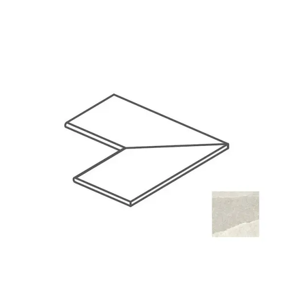 Impronta italgraniti Shale SL02AE6S Angolare Esterno Costa Lucida Sand 30x60