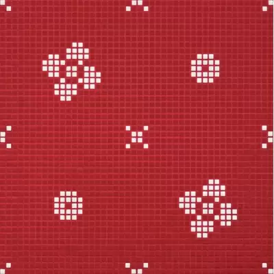 Bisazza Decori Opus Romano 06004521SL Catina Rosso 58.6x58.6
