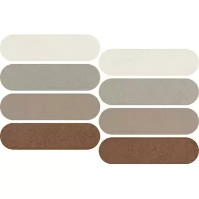 Impronta italgraniti Nuances NU00MOVC2 Mosaico Ovale Mix Caldo 2 Strideup 19.5x37