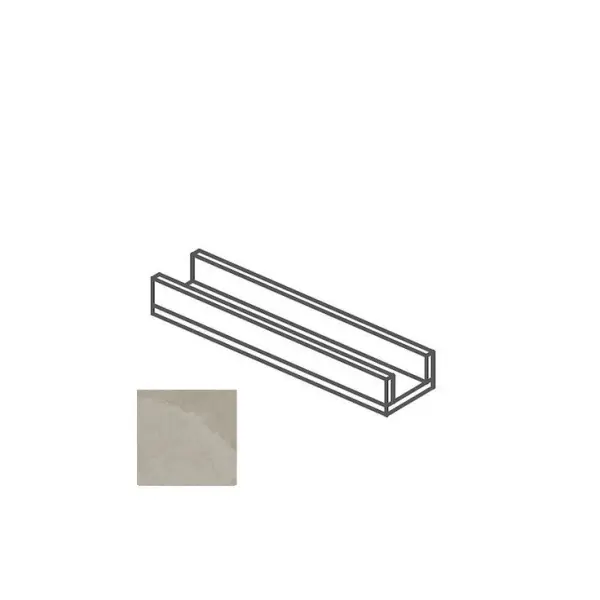 Impronta italgraniti Shale SL06CA6 Canalina Taupe 14x60x8