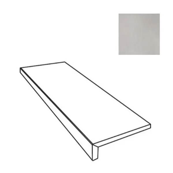 ABK Poetry Net 0018021 Gradone Top Ash Nat 32x120 - керамическая плитка и керамогранит