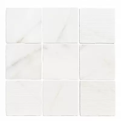 WOW Gea Carved Calacatta 12.5x12.5