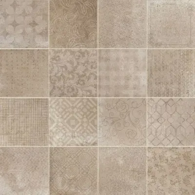 Serenissima Cir Riabita il  Cotto Fabric Natural 20x20