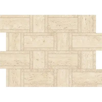 Atlas Concorde Marvel Travertine AF9N Sand Basketweave 35x47