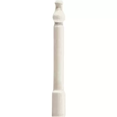 Ceramiche Grazia Epoque ZOAE5 Angoli Zoccolo Bianco Craquele 2x20