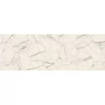Marca Corona Motif E481 Calacata Gold  Matt Essagonо 25x21.6