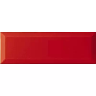 Monopole Ceramica Bisel Rojo Brillo 10x30