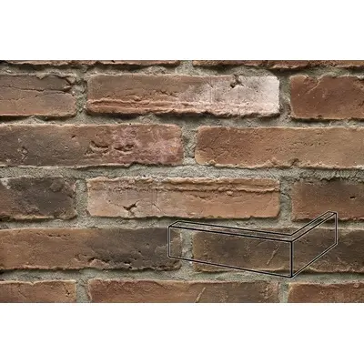 Феодал Кирпич Мирский Каштан (01) 25 6,7x25