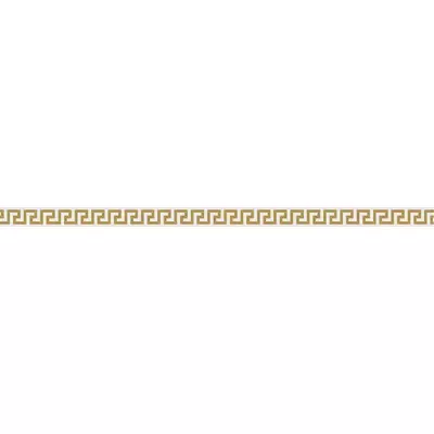 Versace Meteorite 47282 Listello Greca Lappato Bianco/Oro 2,7x60