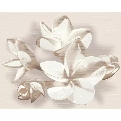 Azori Amati 584192003 Plumeria Beige 50.5x40.2