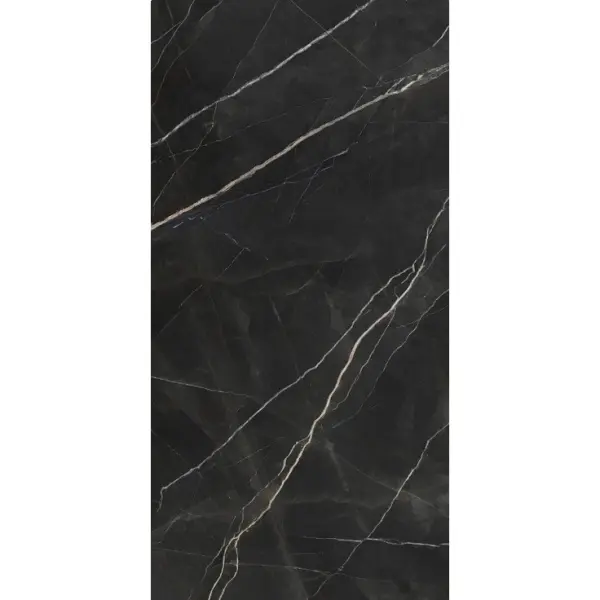 Venux Surface Calacatta Black Gloss Polished 6mm 160x320 - керамическая плитка и керамогранит