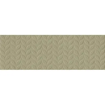 Marazzi Ragno Vida RA6N Struttura Foglia 3D Verde Rett 30x90