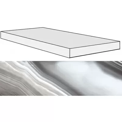 Rex Ceramiche Alabastri Di Rex 739925 Zaffiro Angolo Gradino 33x120