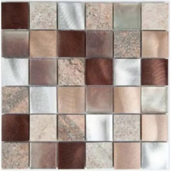 Moreroom Stone Mashup AG141 Glass Stone Aluminum Copper 29,8x29,8