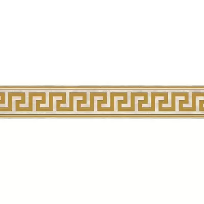 Versace Meteorite 47272 Fascia Greca Lappato Bianco/Oro 9,8x60