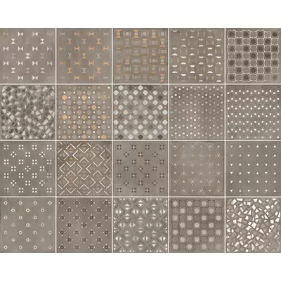 Sant Agostino Ritual CSARPABR20 Patchw Brown 20x20
