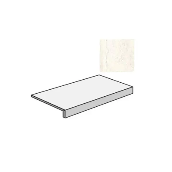 Sant Agostino Via Appia CSAGAVCW12 Gradone Vein Cut White 33x120