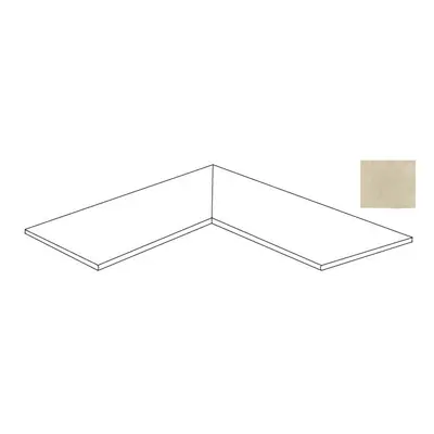 Sichenia Mus Eum 185192 Travertino Navona Angolo Gradino Toro Interno Dx-Sx 30x90