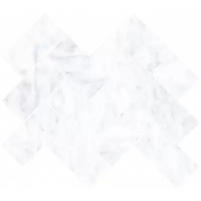Vitra Marmori K946568LPR Шеврон Каррара Белый 31.5x28