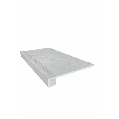 Ametis Kailas KA01 Grey Комплект Прямоугольный Бортик + Подступенок 33x120