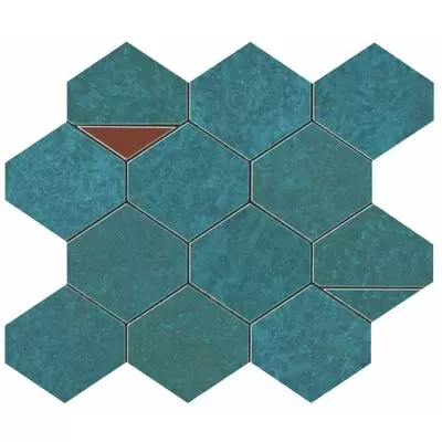 Atlas Concorde Blaze 9BNV Verdigris Mosaico Nest 29.4x25.8