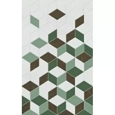 Шахтинская плитка Веста Зеленый 01 25x40