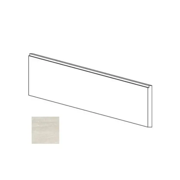 Impronta italgraniti Dorset DR01AL2 Alzata con Scuretto Bianco Cross Cut 20x120