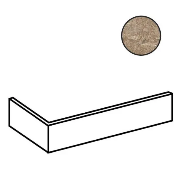 Sadon London J85932 Beige Brick Angolo Incollato 12x25