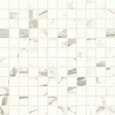 Atlas Concorde Marvel Shine A424 Calacatta Prestigio Mosaico Lapp 30x30