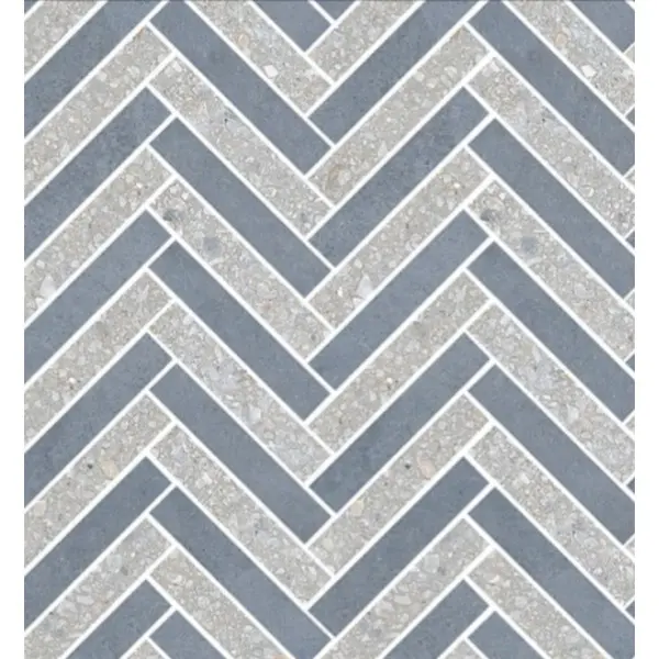 Cerim Ceramiche Match Up 772838 Zig Zag Earl Grey Blueberry Comfort 48,06x48,06
