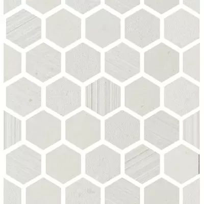 Impronta italgraniti Silver Grain SI01MESM White Mosaico Esagonetta Mix 30x31