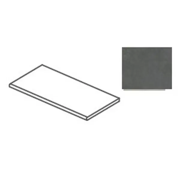 Impronta italgraniti I Cementi FL07GT2 Dark Gradone Toro 33x120