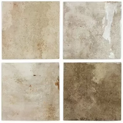 DNA Tiles Enamel Square Truffle 12.5x12.5