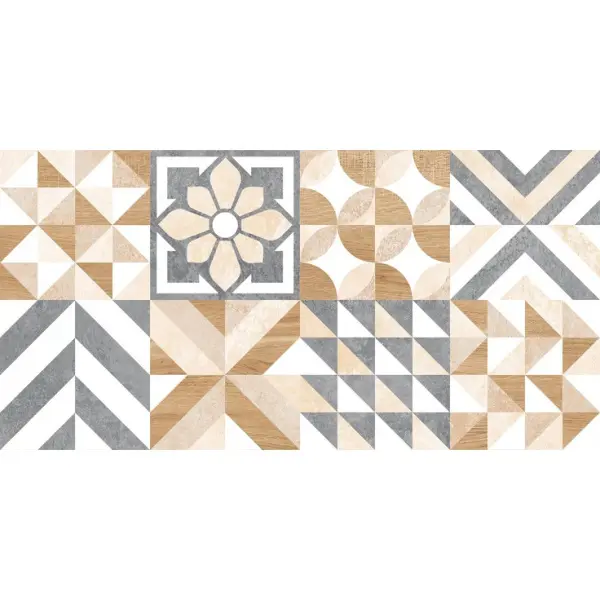 GlobalTile Marmaris GT129VG Белый пэчворк 25x50