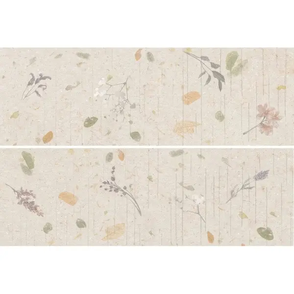 Ibero Botanical Decor Natural (set 2 pzs 30*90) 60x90 - керамическая плитка и керамогранит