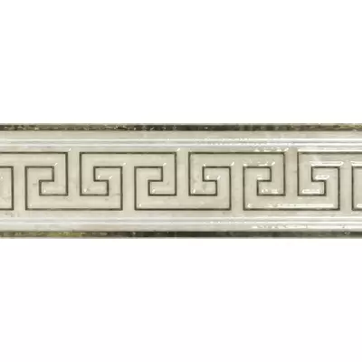 Ape ceramica Travertino Cenefa Sabba Matt Gold 8x25
